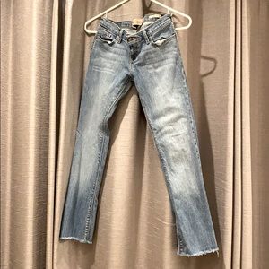 Hollister Cali Flare Jeans SZ 1 Short 99% Cotton